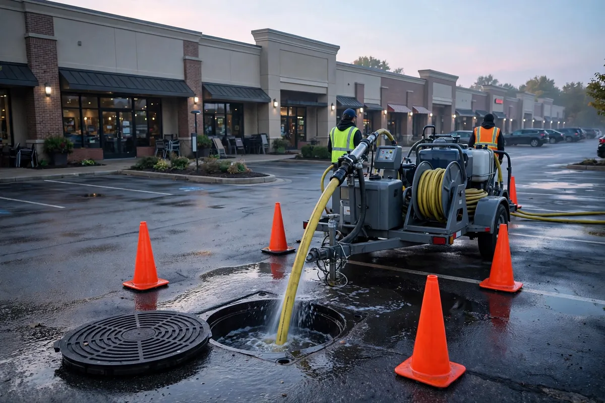 Commercial Drain Cleaning work in Greenwood, Indiana