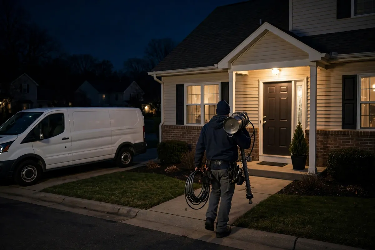 Emergency Drain Service work in Greenwood, Indiana