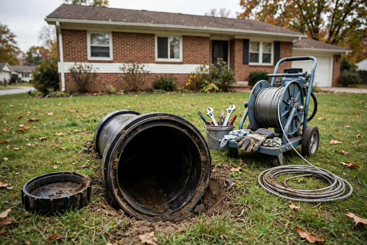 Sewer Line Cleaning work in Greenwood, Indiana