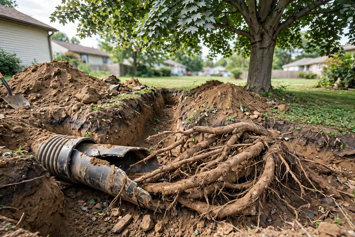 Tree Root Removal work in Greenwood, Indiana